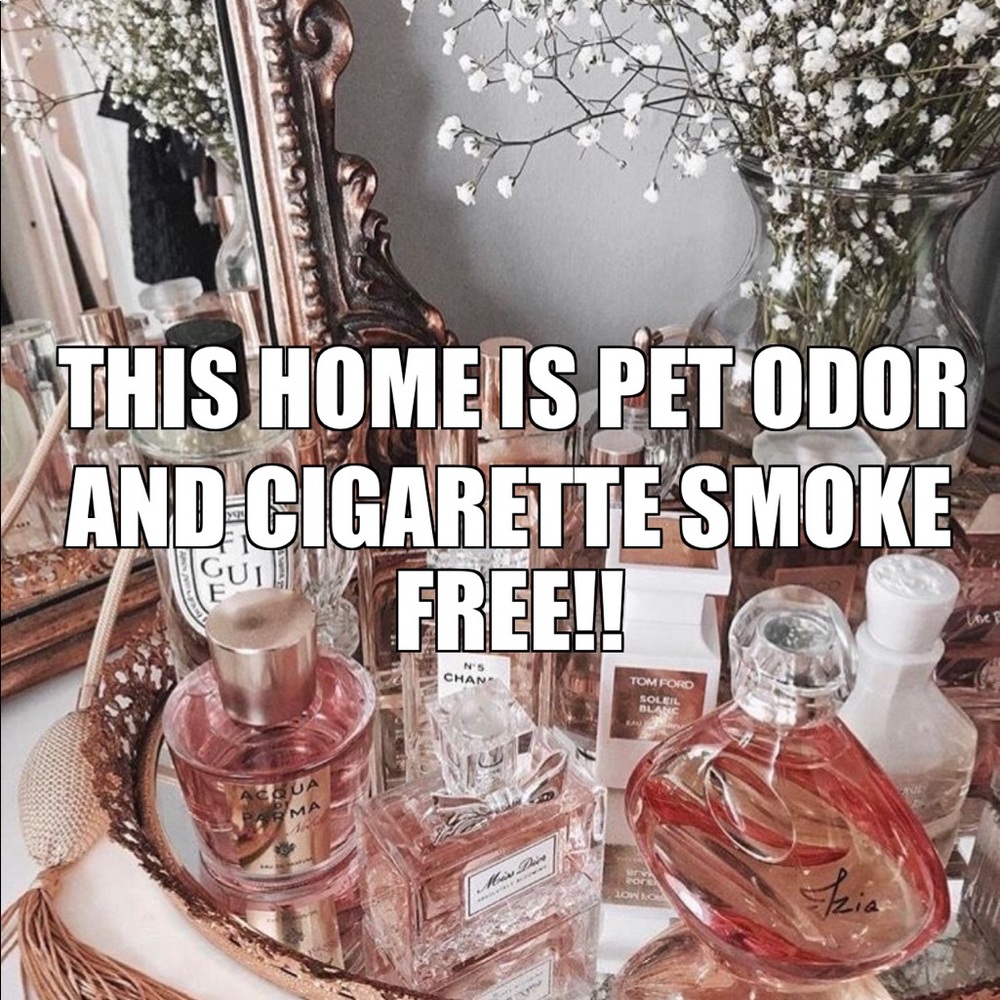Pet Odor/Cigarette Smoke FREE